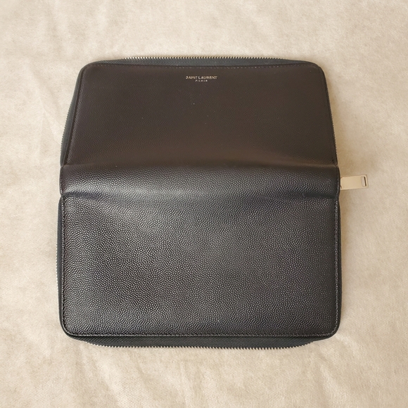 YSL Black Zippy Wallet - Picture 8 of 15
